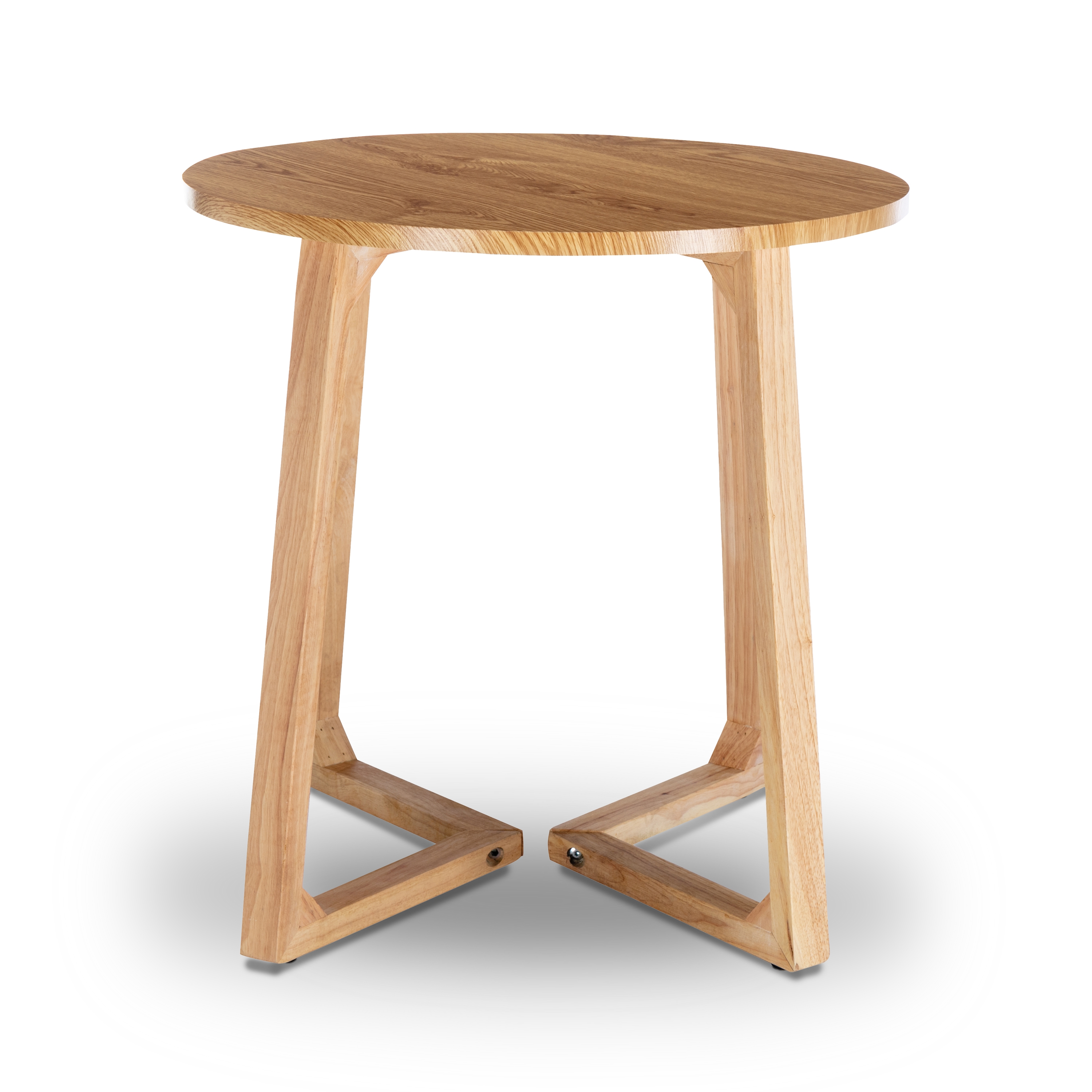 Canute V-Legged Square Side Table (Natural) from FortyTwo