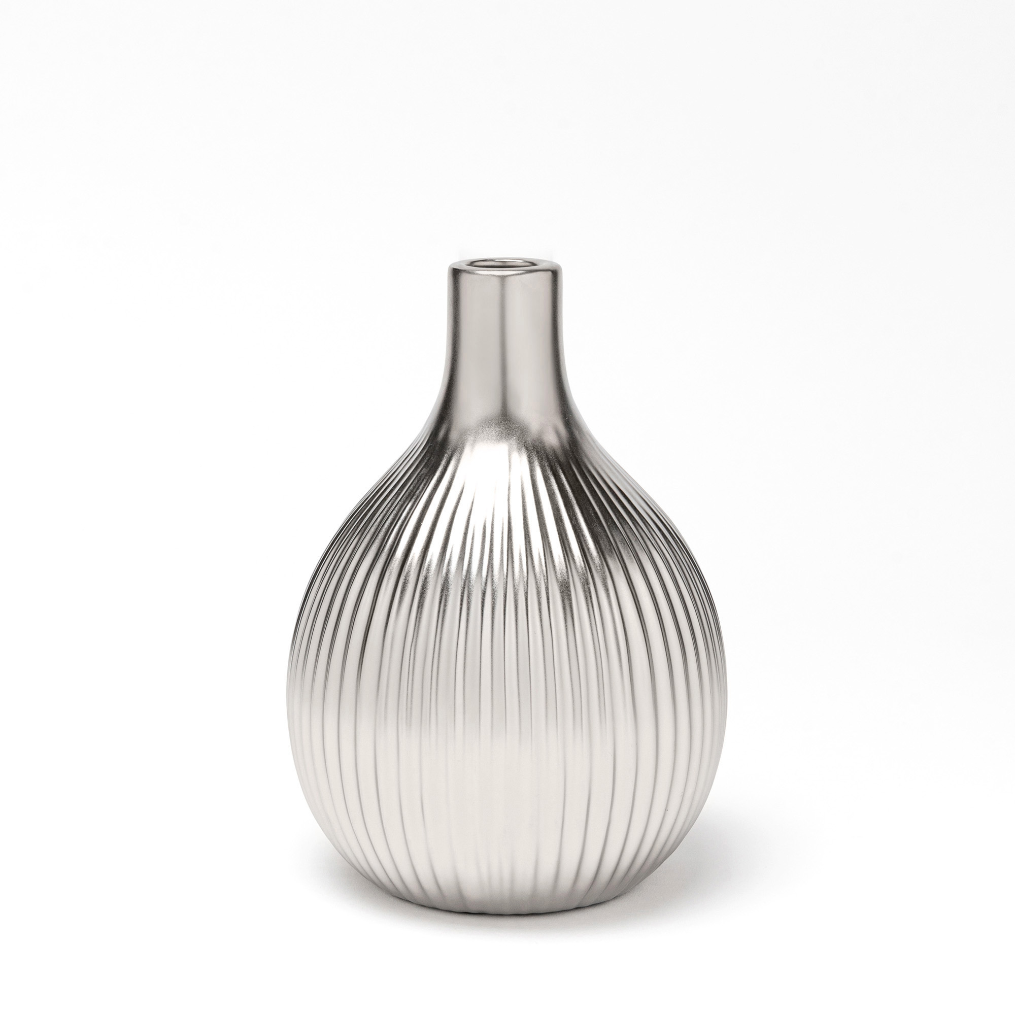 Demelza Silver Chrome Vase from FortyTwo