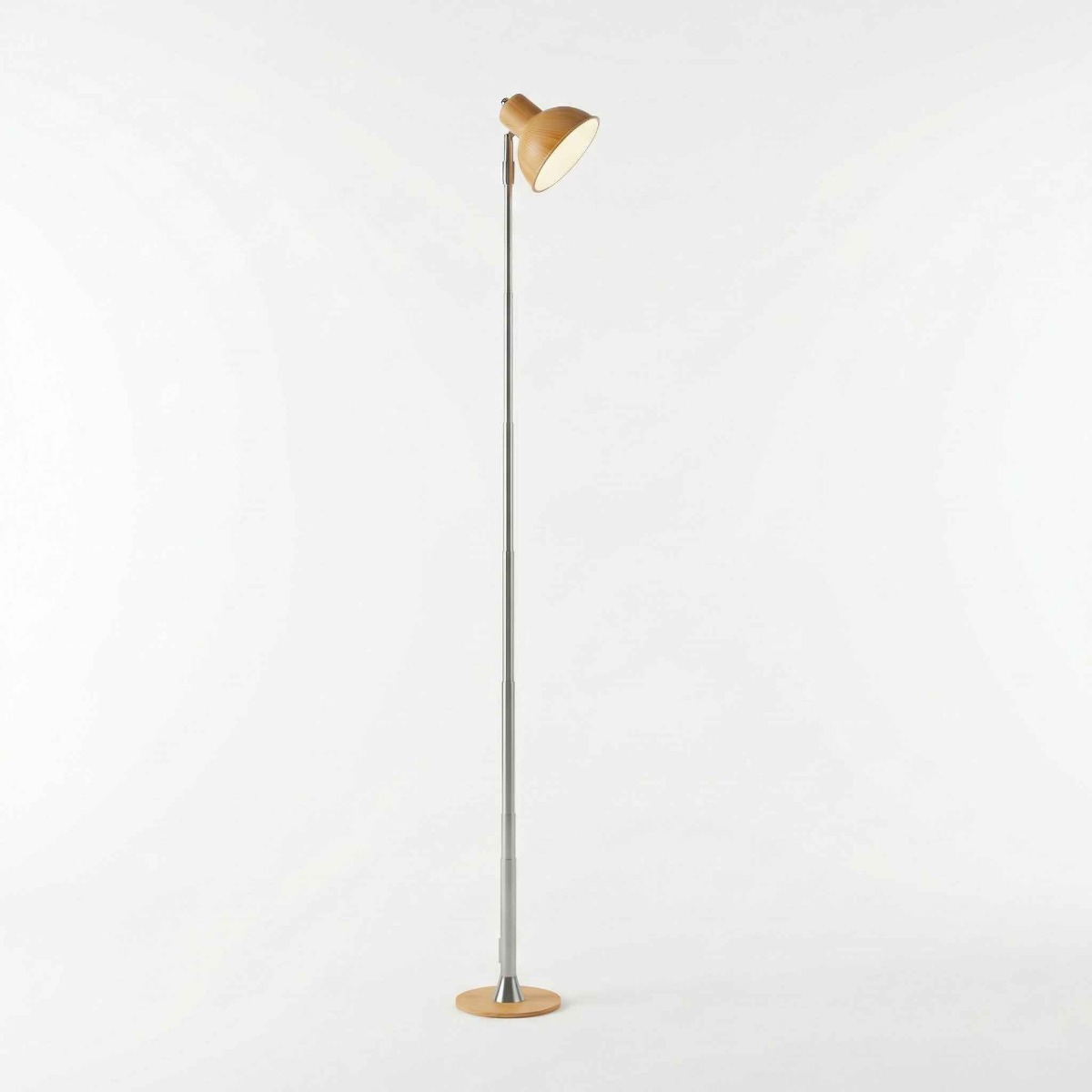 Volos Retractable Floor Lamp (Walnut) from FortyTwo