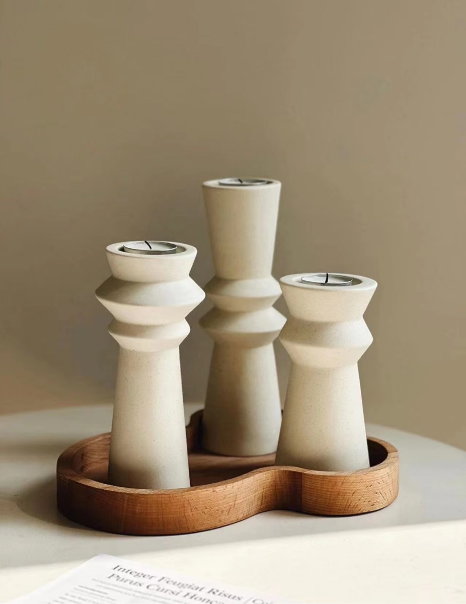 Polona Candle Holder (White) from FortyTwo