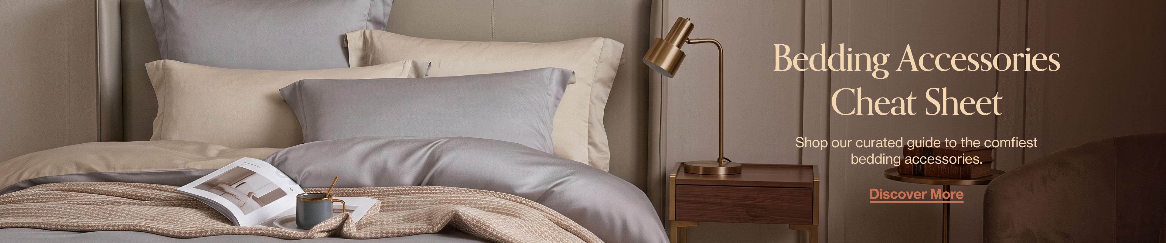 Bedding Accessories Cheat Sheet
