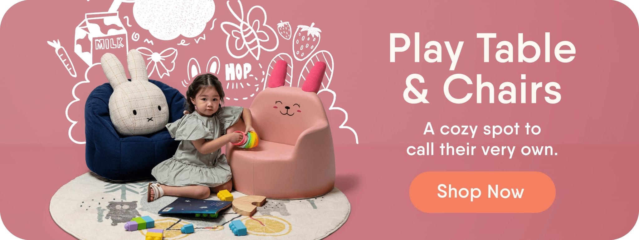 Kids Play Table Chair Set